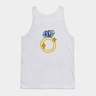 Cute Diamond Ring Tank Top